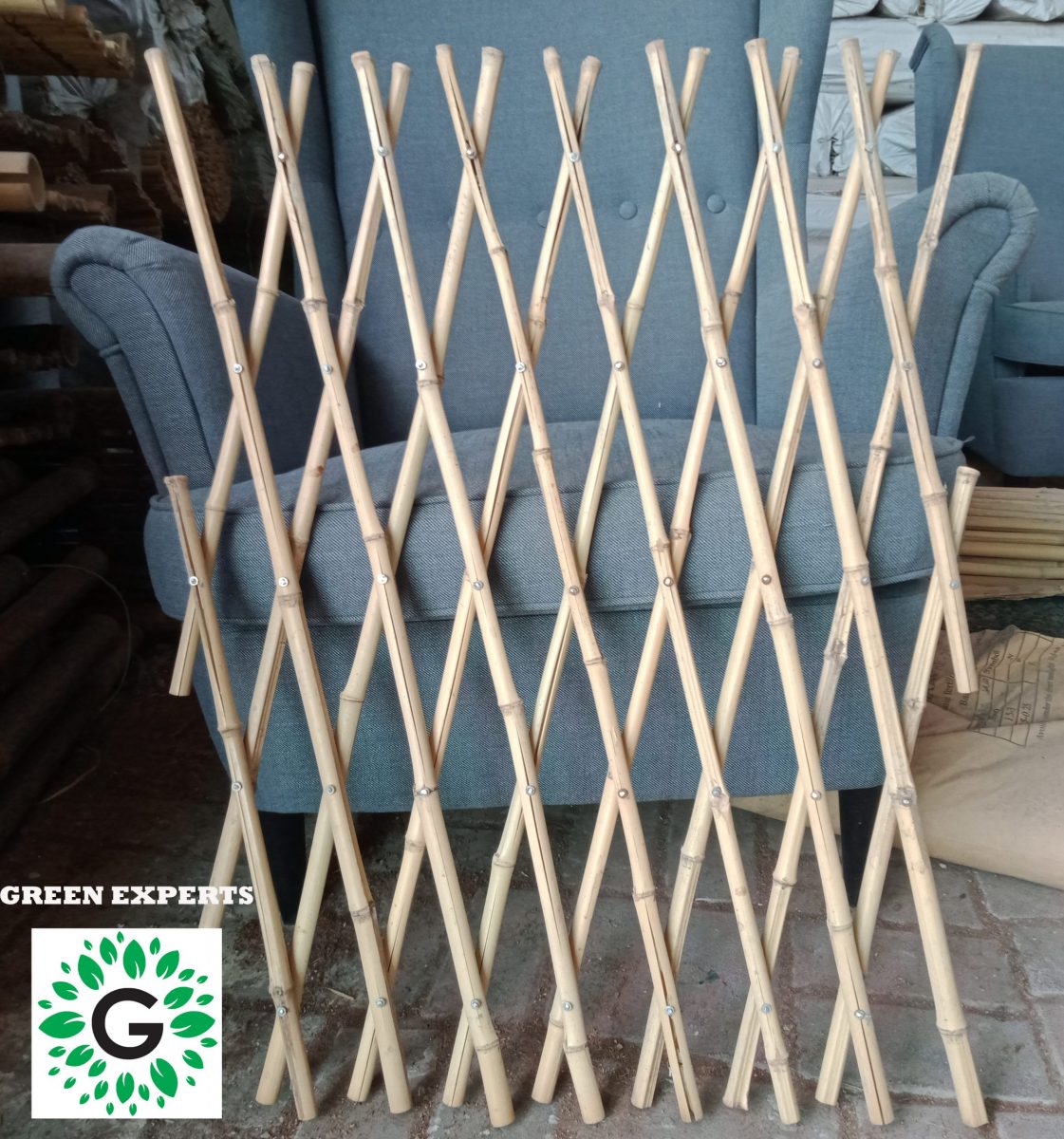 Bamboo Expandable Trellis Green Experts Landscape