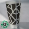 Mosaic Curve Pot Ash/Grey 55centimeter